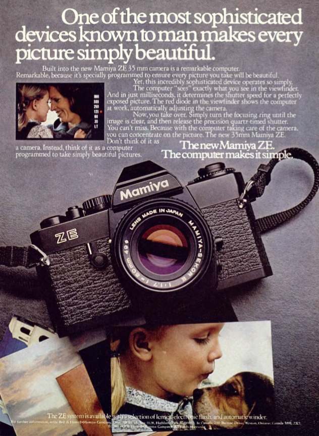 Kameror i Playboy 1980