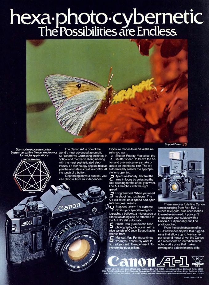 Playboy dec 1980: Kameror och tv