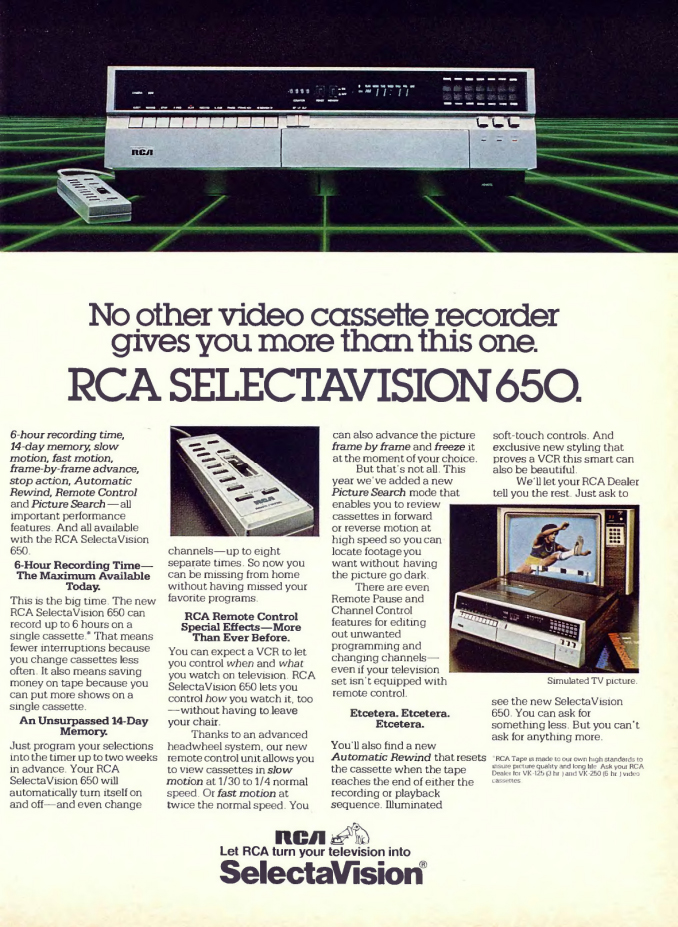 Playboy dec 1980: Video, skivspelare